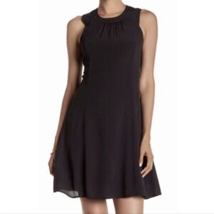 Marchesa Rose Black Caviar Sleeveless Dress M